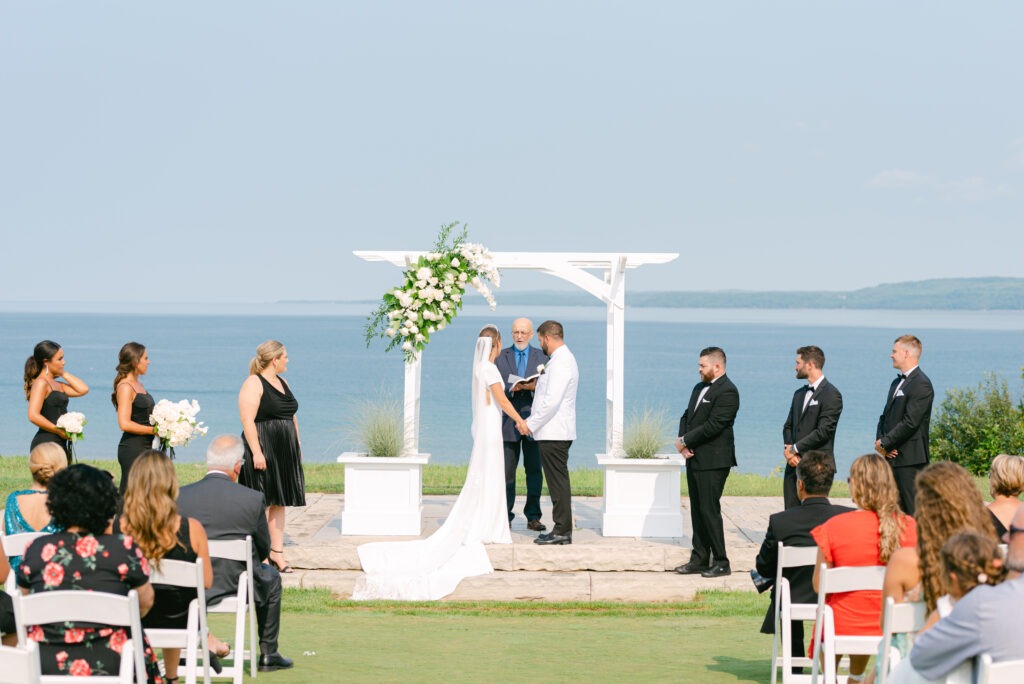 Image of a couple wedding ceremony